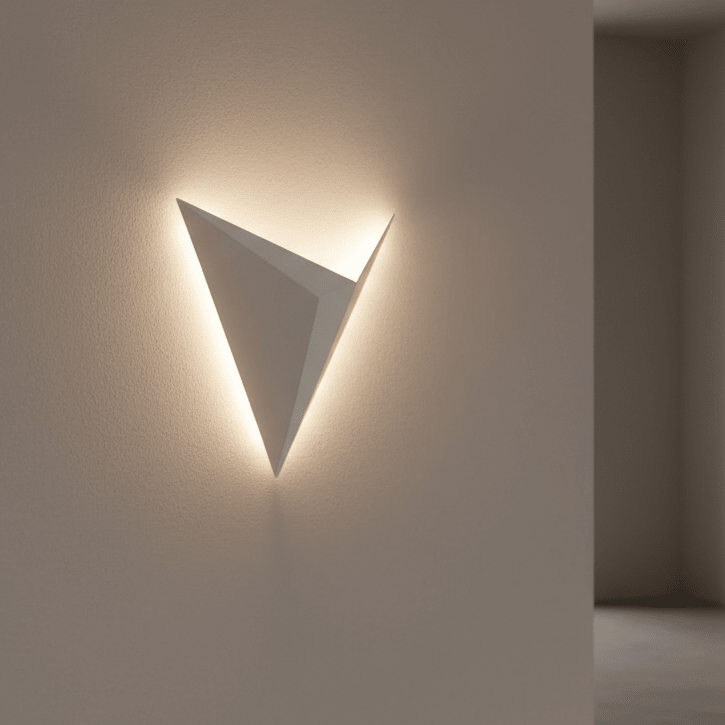 Living Room Wall Lights, Triangle LED Wall Light, Indoor Wall Sconce for Bedroom and Hallway, Modern LED Lighting_00