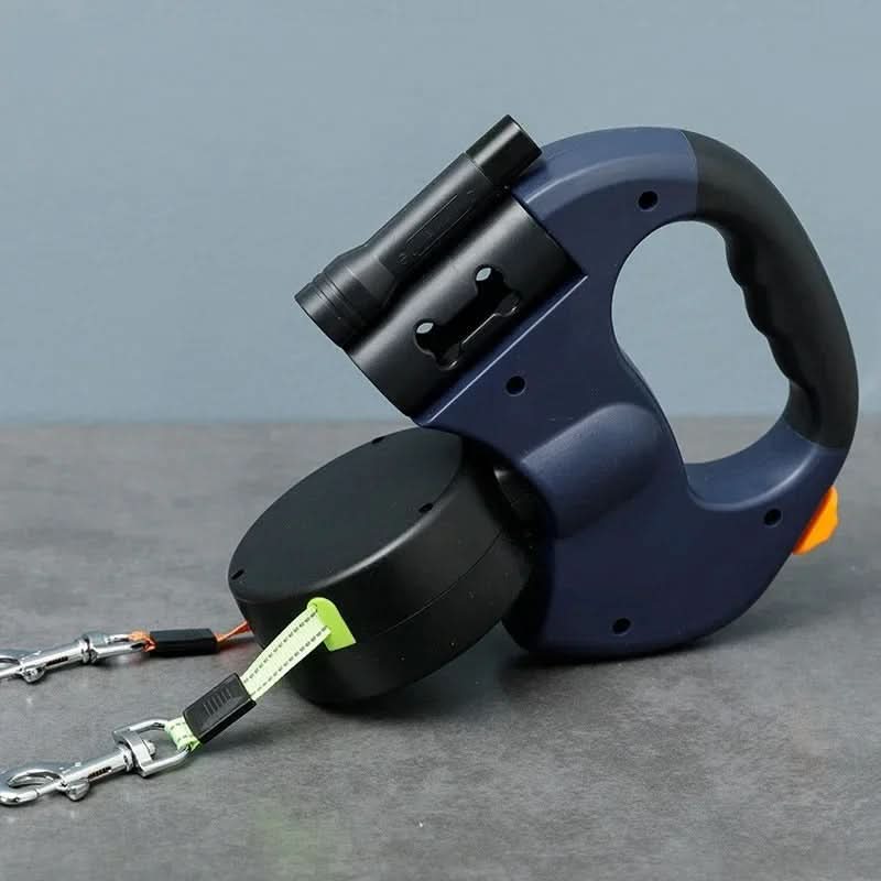 Double Dog Lead for Two Dogs, Dual Dog Lead with LED Light and Poo Bag Holder, Dog Walking Accessories for Night – image 6