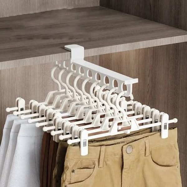 Pull Out Wardrobe Rail, Wardrobe Organiser for Deep Closets – image 4