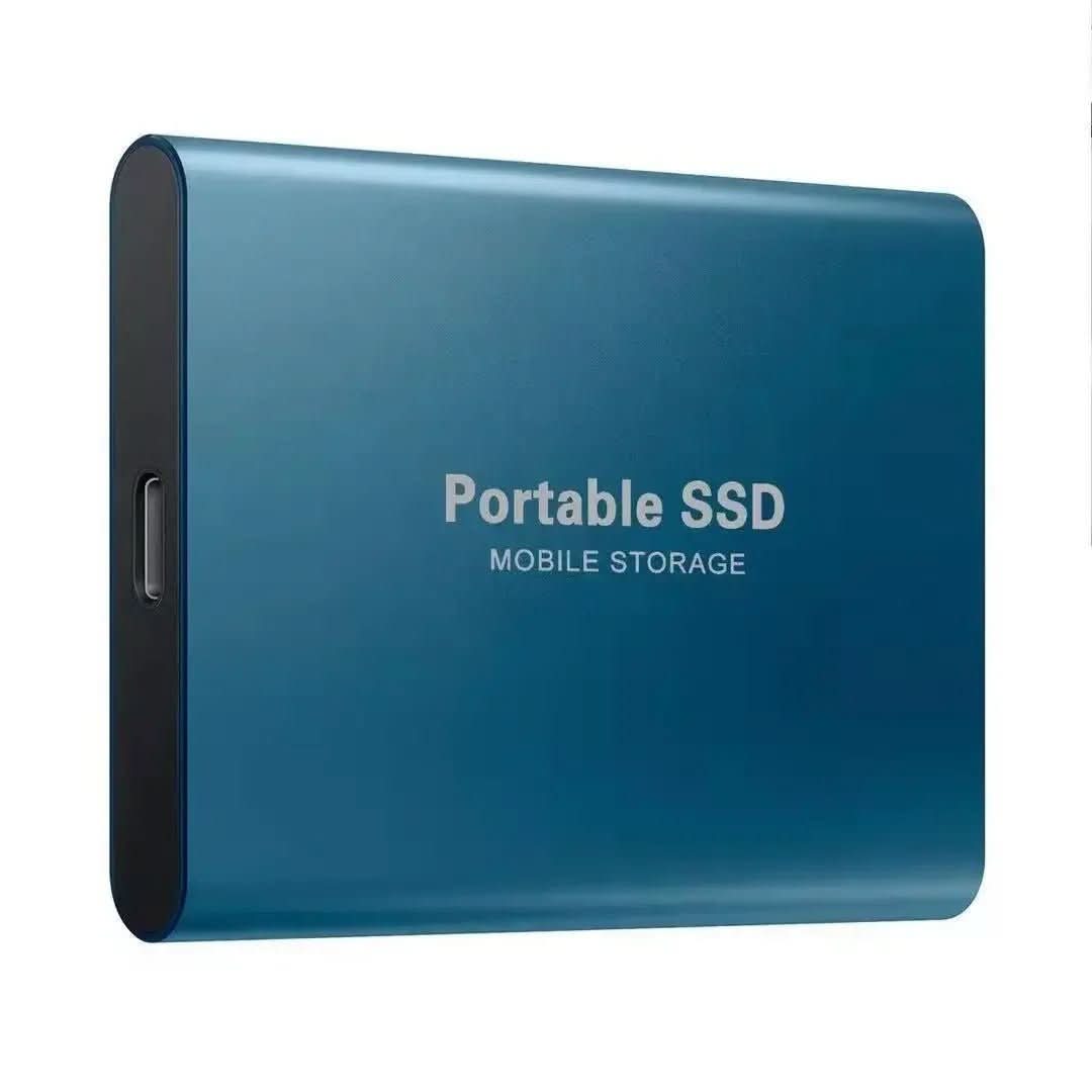 External SSD 100GB, Shockproof Portable SSD for Laptop and Phone