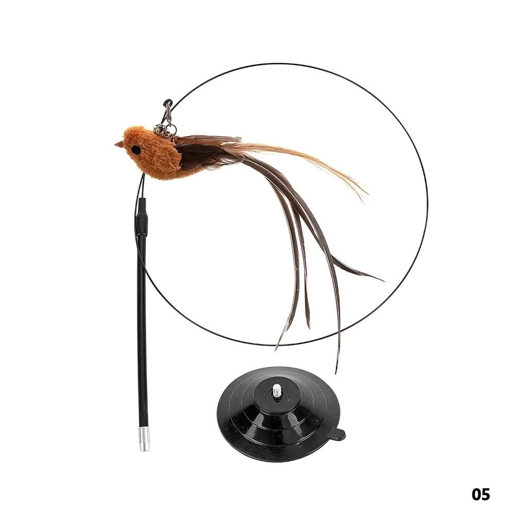 Interactive Cat Toys for Indoor Cats, Automatic Cat Toy with Fluttering Wings and Feathers, Moving Cat Toy_07