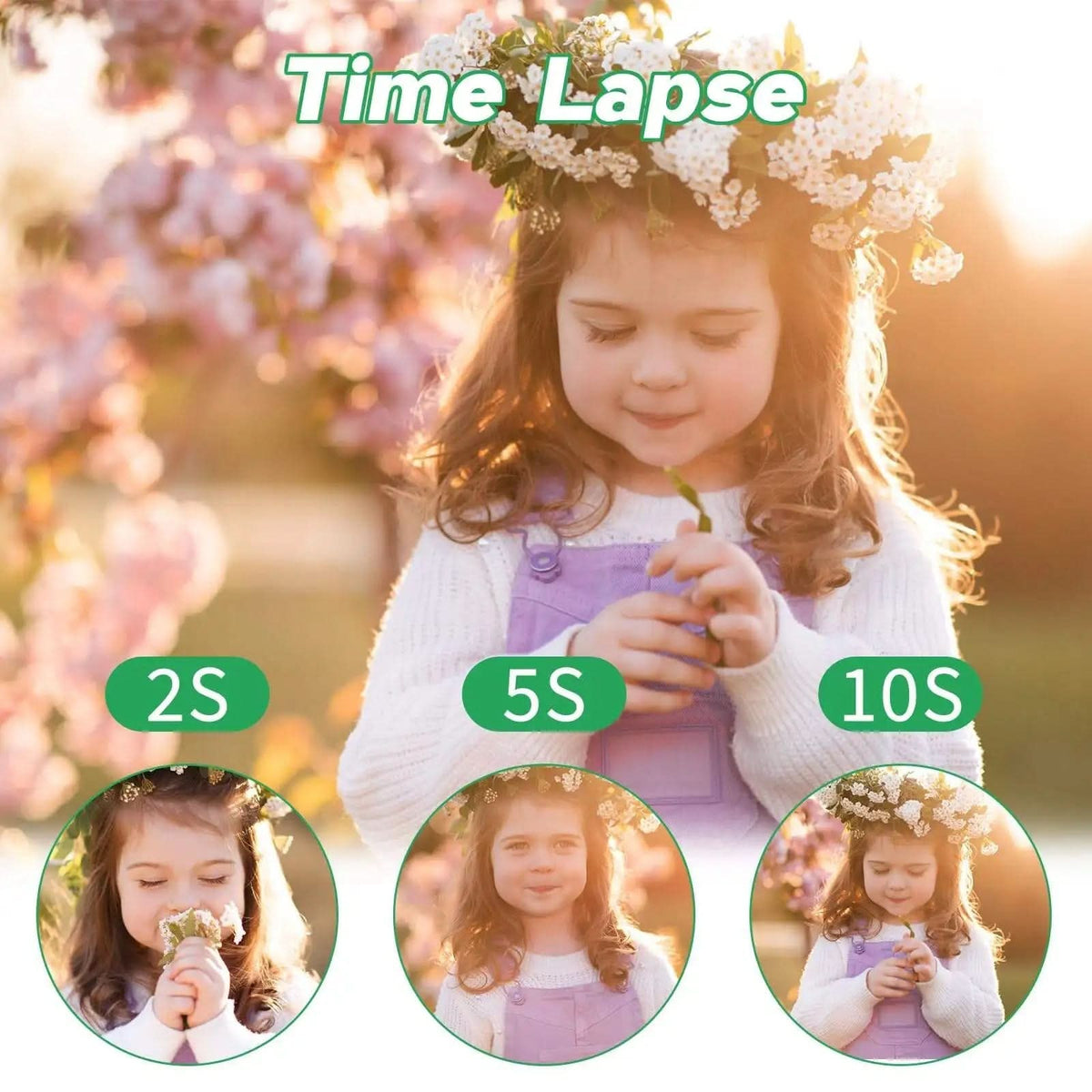Kids Camera 1080p HD, Childrens Digital Camera with Front and Rear Lens