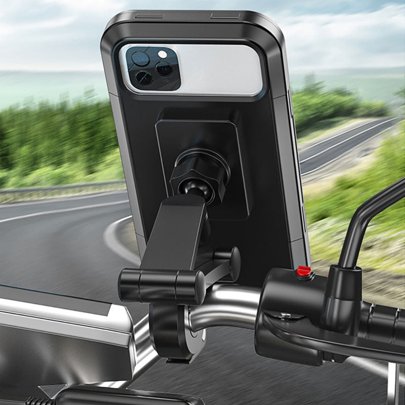 Waterproof Bike Phone Holder, Cycling Phone Holder with Clear View Window, Bicycle Phone Mount, Bike Accessories_02