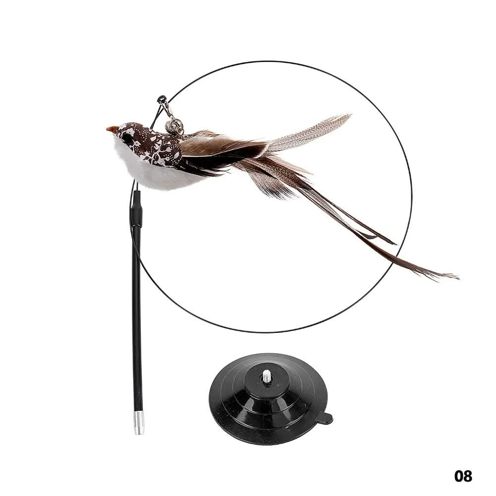 Interactive Cat Toys for Indoor Cats, Automatic Cat Toy with Fluttering Wings and Feathers, Moving Cat Toy_09