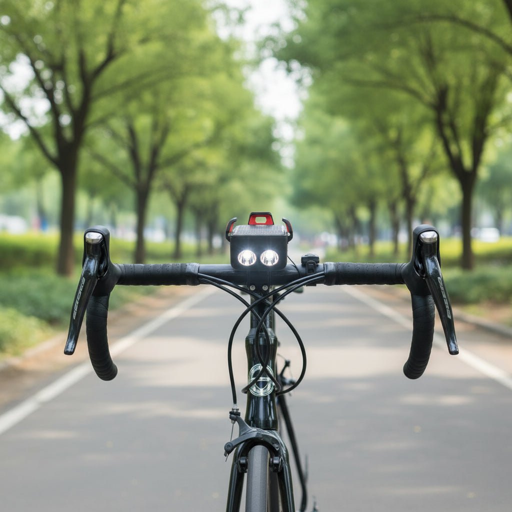 Bike Light with Power Bank and Phone Holder
