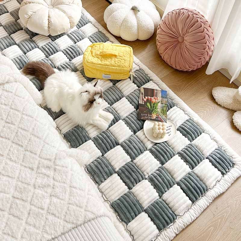 Dog Blanket for Sofa, Non Slip Sofa Cover for Dogs, Cat Blanket, Washable Chenille Pet Blanket for Bed and Floor_08