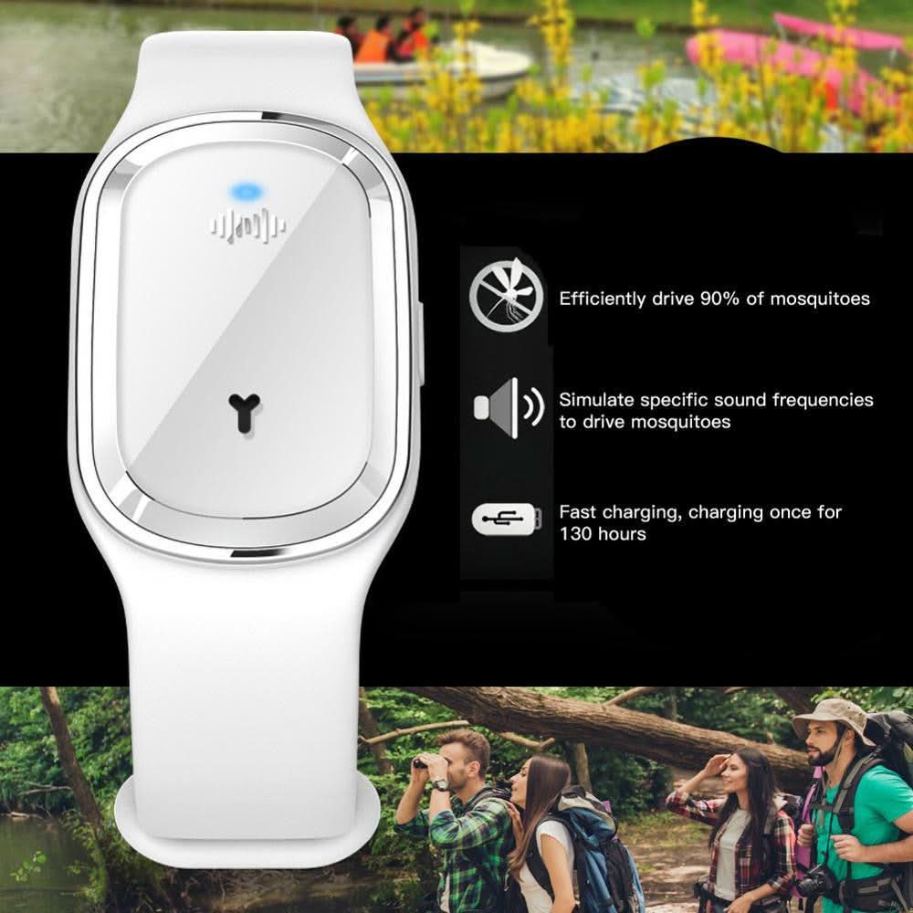 Mosquito Repellent Bracelet Ultrasonic, Rechargeable Mosquito Bracelet – image 9