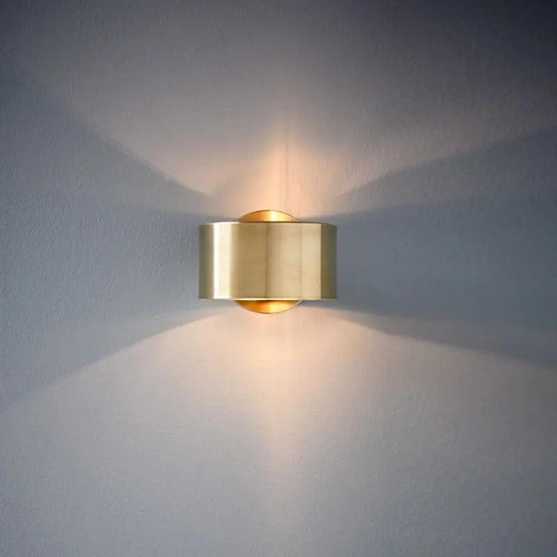 Wall Light for Living Room, Brass Wall Lights in Black and Gold, Indoor Wall Sconce for Hallway Lighting and Bedroom