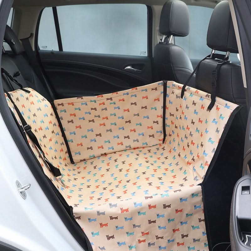 Dog Car Hammock for Back Seat, Rear Seat Cover for Dogs with 4 Nylon Straps – image 6