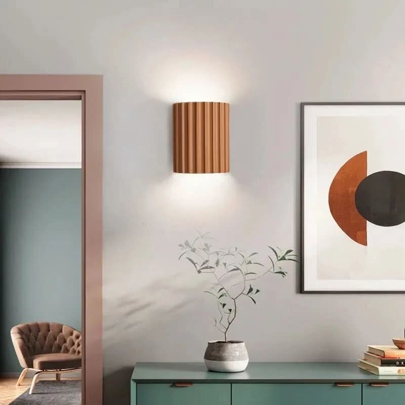 LED Wall Lights, Living Room Wall Light in Resin, Modern Wall Sconce for Bedroom and Hallway, Scandinavian Design_03