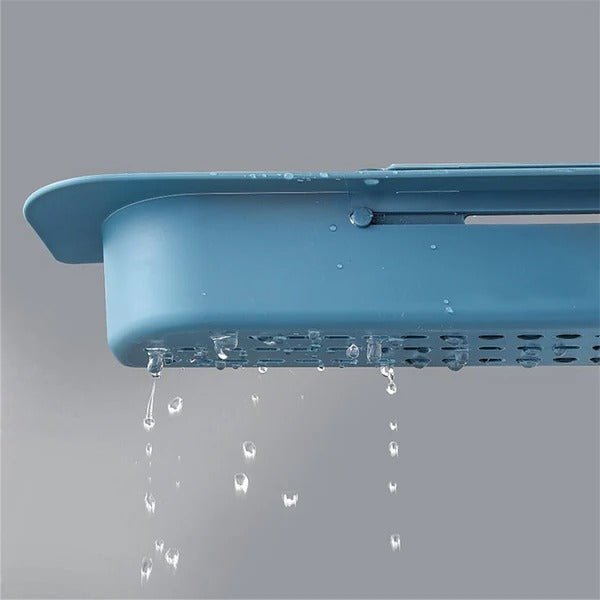 Kitchen Organiser for Sink, Adjustable Sink Caddy for Sponges and Brushes, Sink Tidy for Cleaning Supplies_04