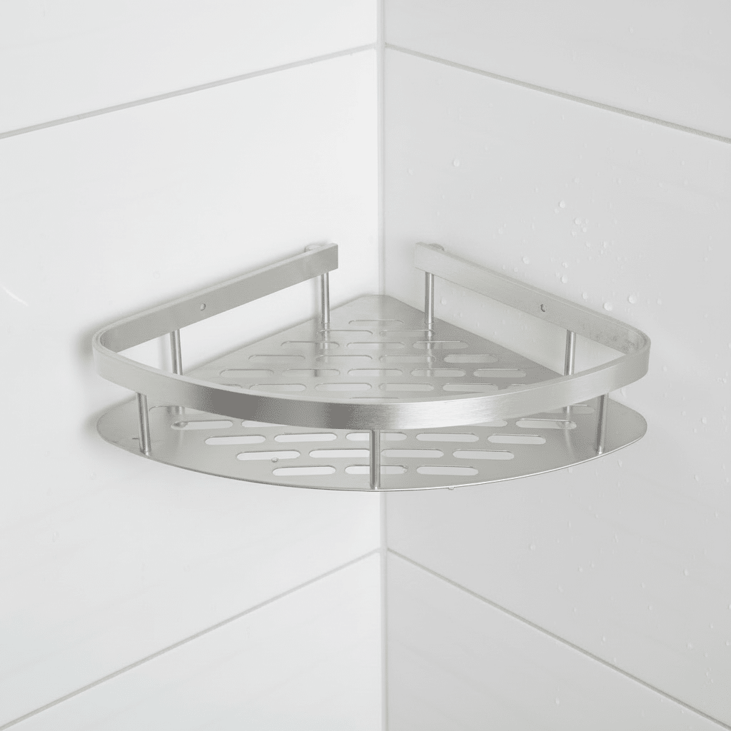 Bathroom Wall Shelf, No Drill Bathroom Shelves, Self Adhesive Stainless Steel Shelf for Shampoo and Soap_20