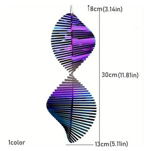 Metal Wind Spinner Garden Ornaments, Rotating Garden Decoration and Wind Toy – image 10