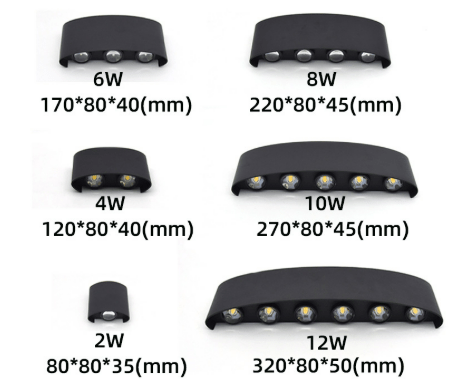 Outdoor Lights, LED Outdoor Wall Light Waterproof, Outside Wall Light for House and Driveway, Aluminium Garden Lights_08