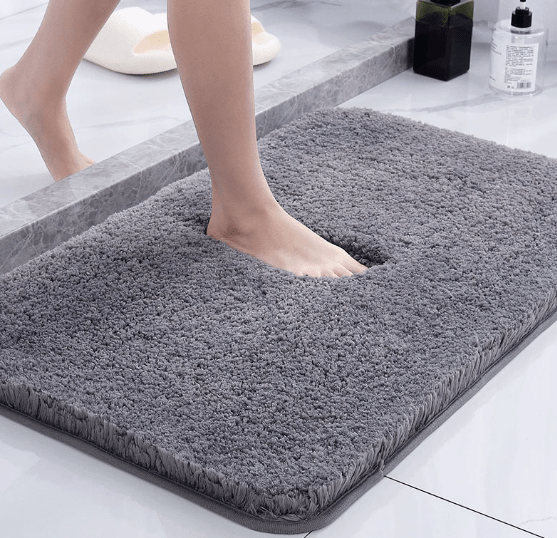 Luxury Bath Mats, Extra Thick Non Slip Bathroom Mat, Soft Microfibre Bath Rug, Bedroom Rug, Hallway Rug_06