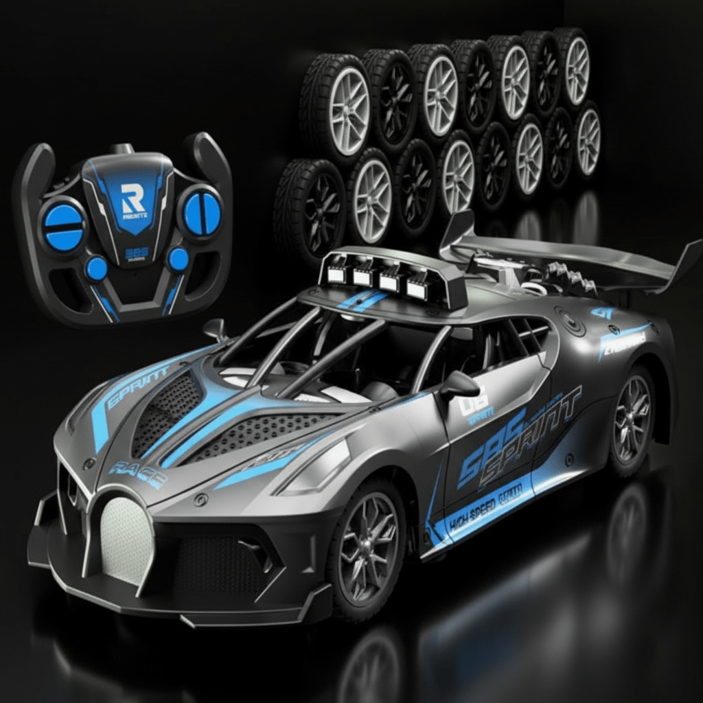 Remote Control Car for Kids, 1:18 Scale RC Drift Car with Rechargeable Battery – image 18