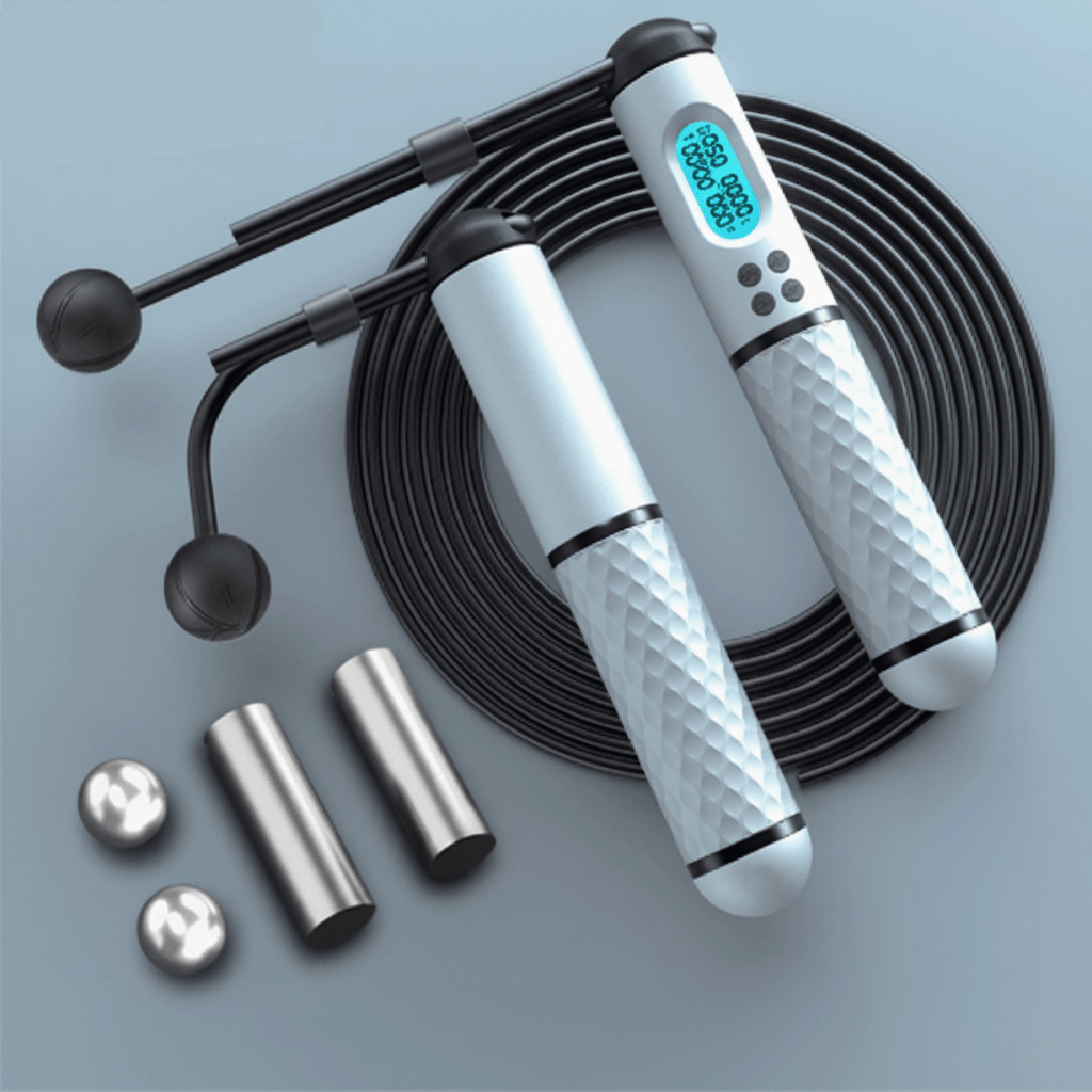 Jump Rope with Calorie Display and Goal Reminder, Adjustable Skipping Rope – image 6