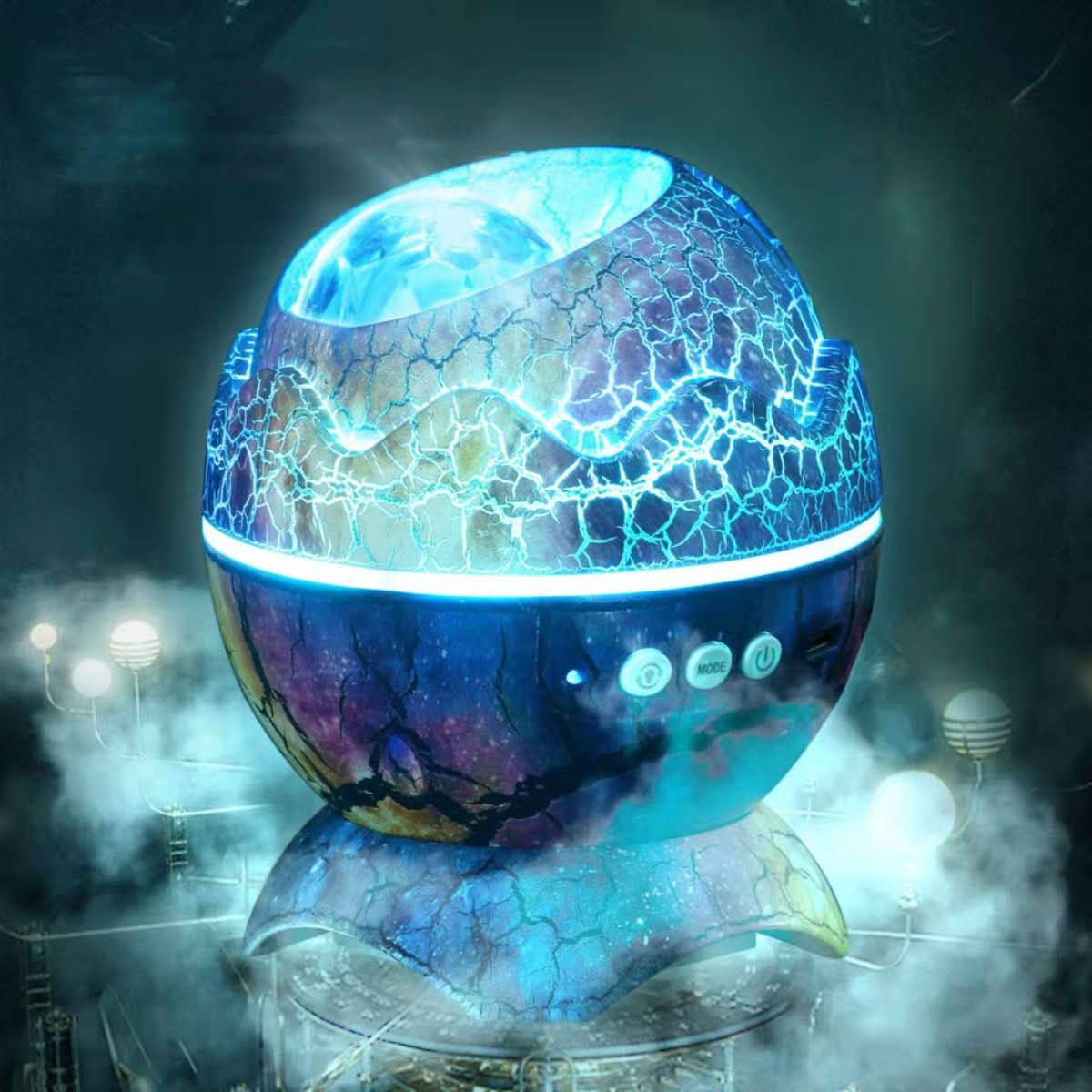 Dinosaur Star Projector, Dino Night Light for Kids, Dinosaur Lamp with Starry Sky Projection, Dinosaur Bedroom Decor_00