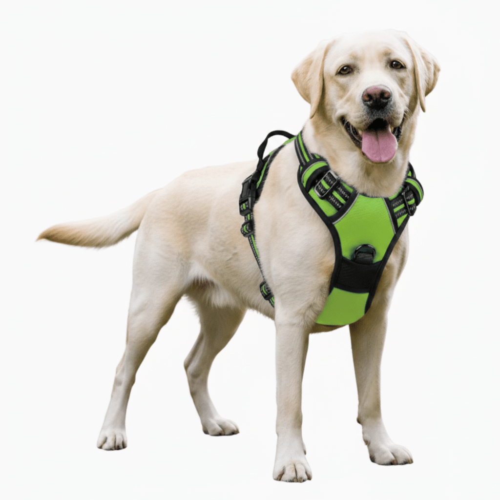 Dog Harness with Handle for Small and Large Dogs, Reflective Breathable Puppy Harness, Dog Accessories for Walking