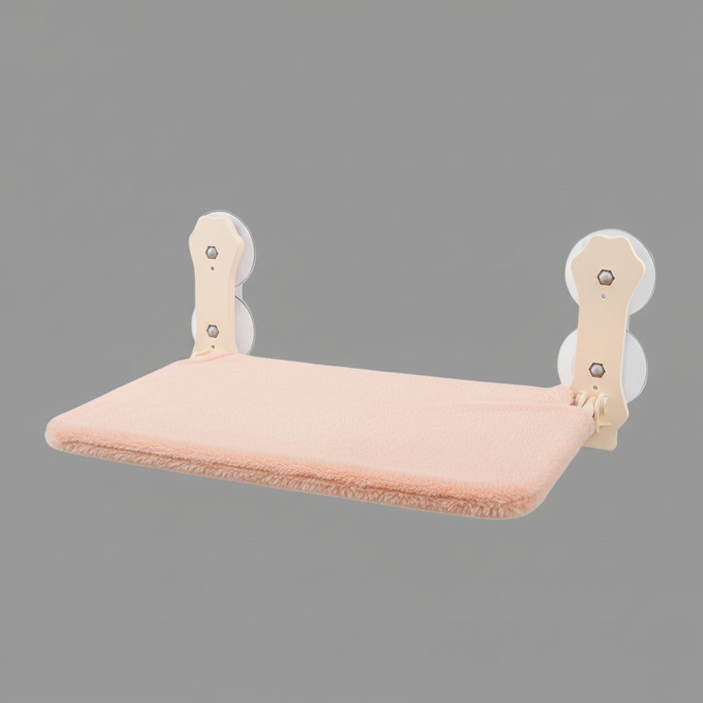 Foldable Cat Hammock for Windows, Cat Window Bed, Wall Mounted Cat Bed with Suction Cups or Adhesive Pads_07