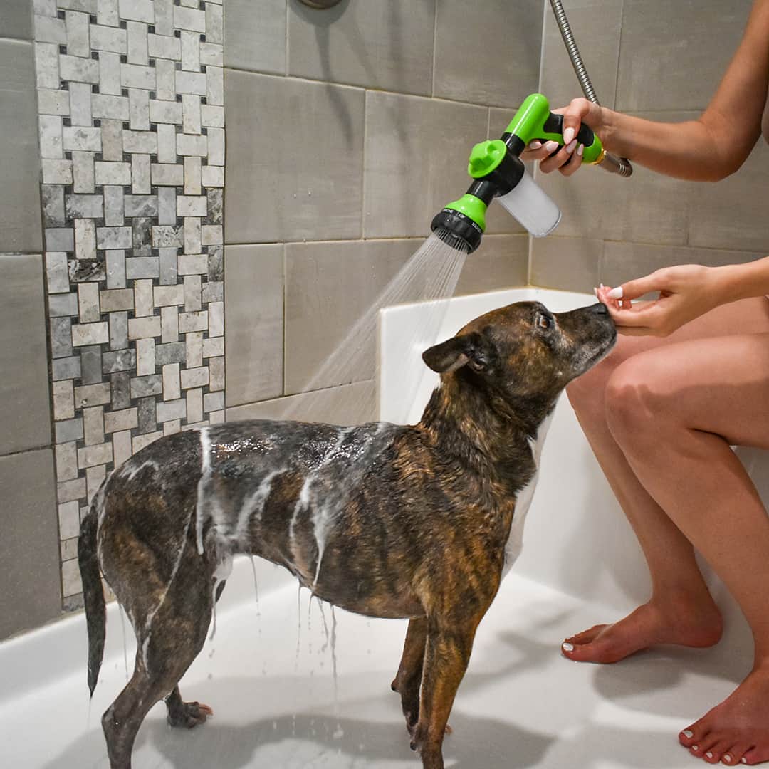 Pet Bath Sprayer, Dog Shower with 360 Spray Head and 3 Foam Levels, Dog Wash Sprayer for Bathing Dogs, Dog Bath_04