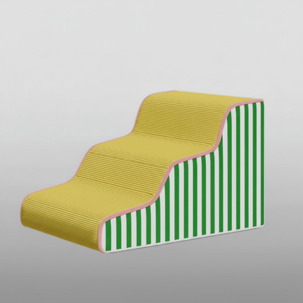 Dog Bed Stairs with Gentle Incline, Foam Dog Steps for Sofa and Bed, Dog Stairs for Small and Senior Dogs_09