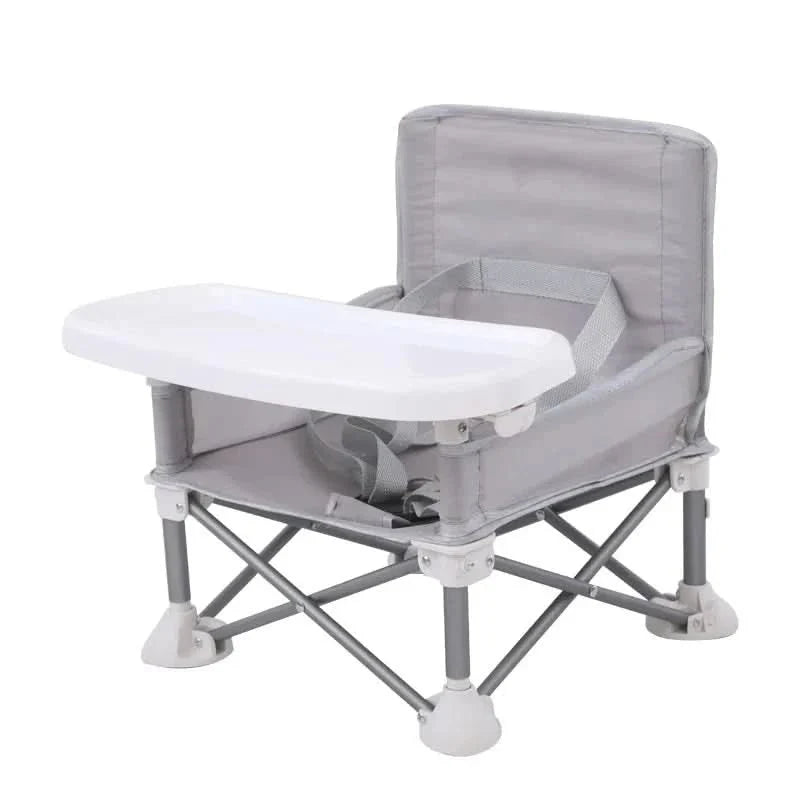 Foldable High Chair for Travel, Portable Baby Chair with Safety Belt, Compact Travel High Chair for Restaurants_04