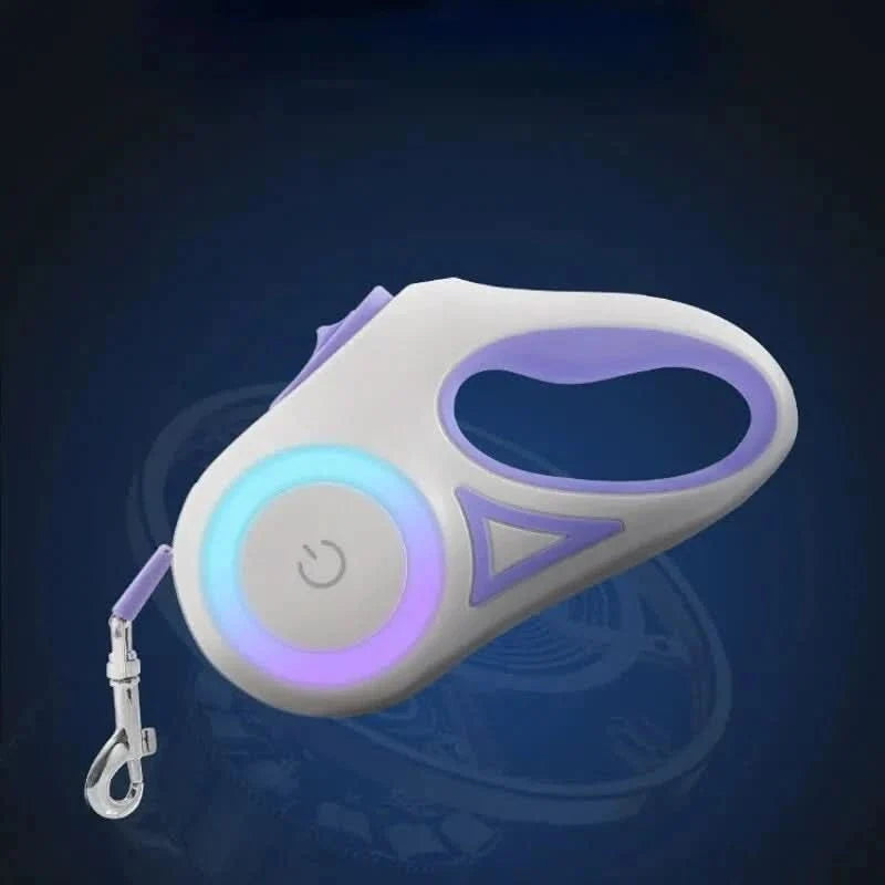 Retractable Dog Lead with LED Light, Extendable Dog Lead 3 m or 5 m with USB Rechargeable Battery for Dogs up to 30 kg_05