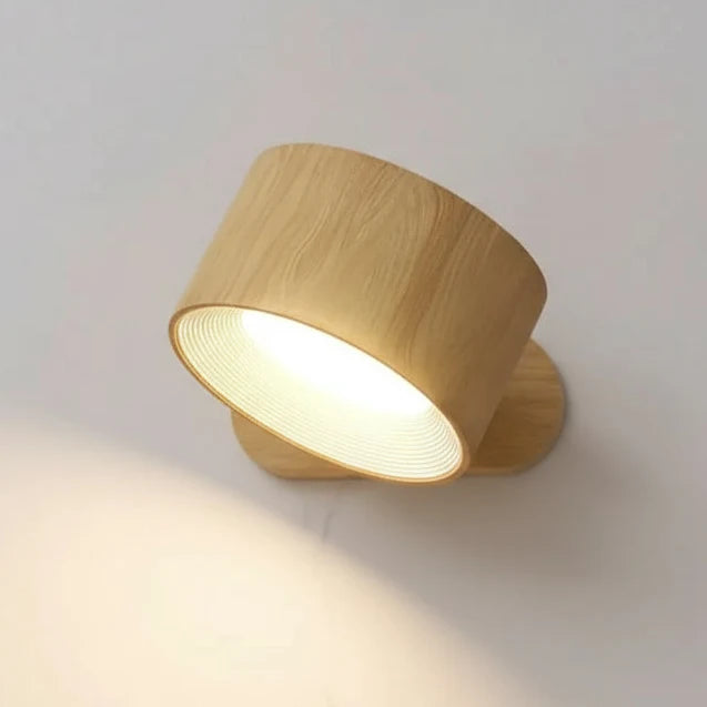 Rechargeable Wall Light, Battery Operated Wall Lights, Wireless Wall Sconce with Touch Dimming, 360 Rotating Night Light