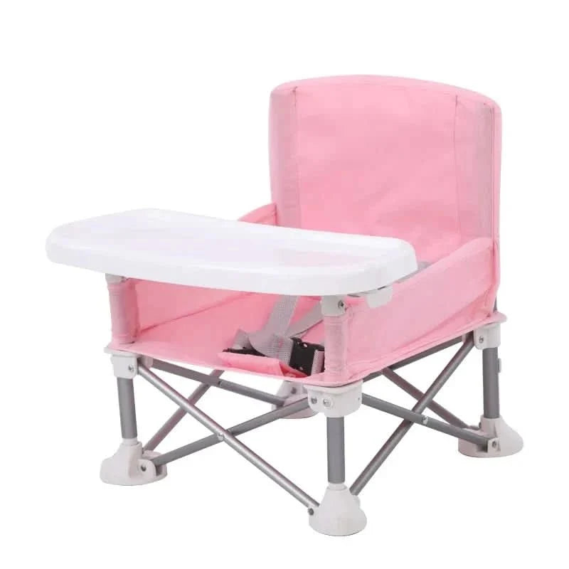 Foldable High Chair for Travel, Portable Baby Chair with Safety Belt, Compact Travel High Chair for Restaurants_08