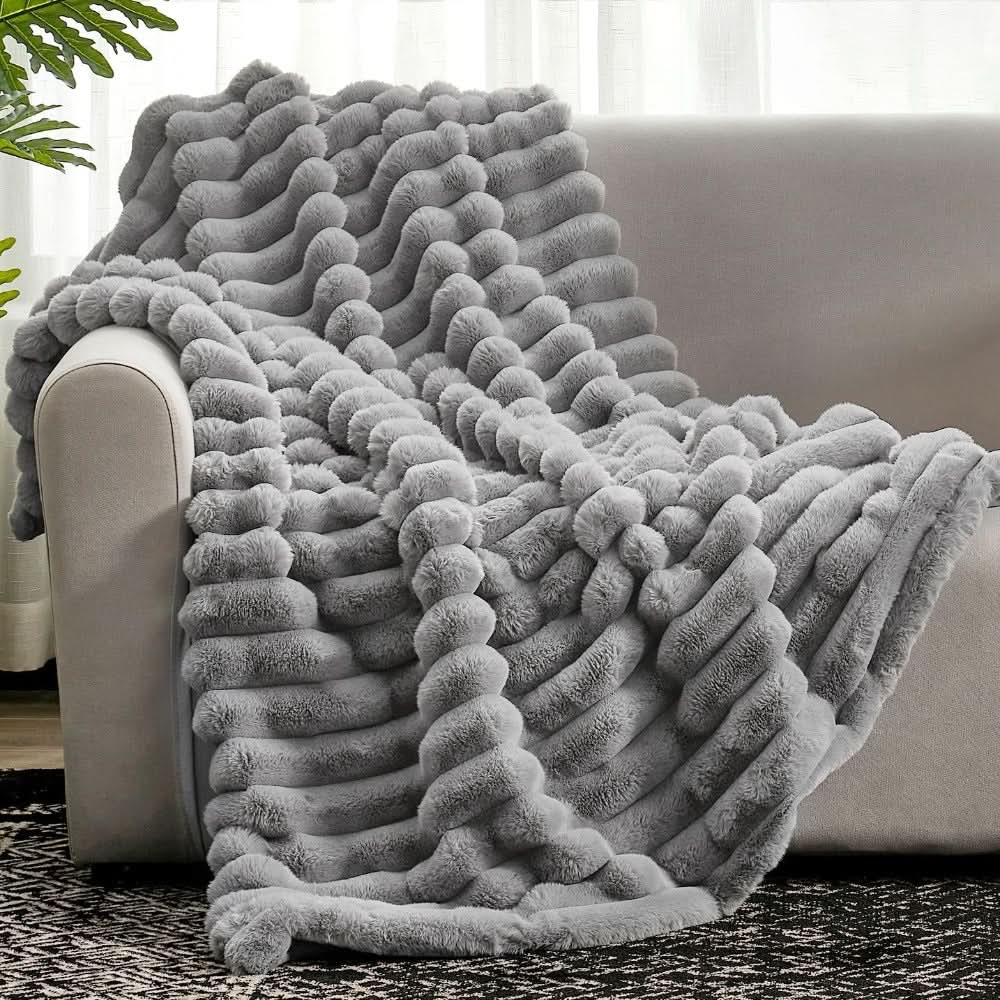 Throw Blanket for Sofa and Bed, Soft Sofa Throw, Large Bed Throw, Warm Winter Blanket for Reading Chair_01