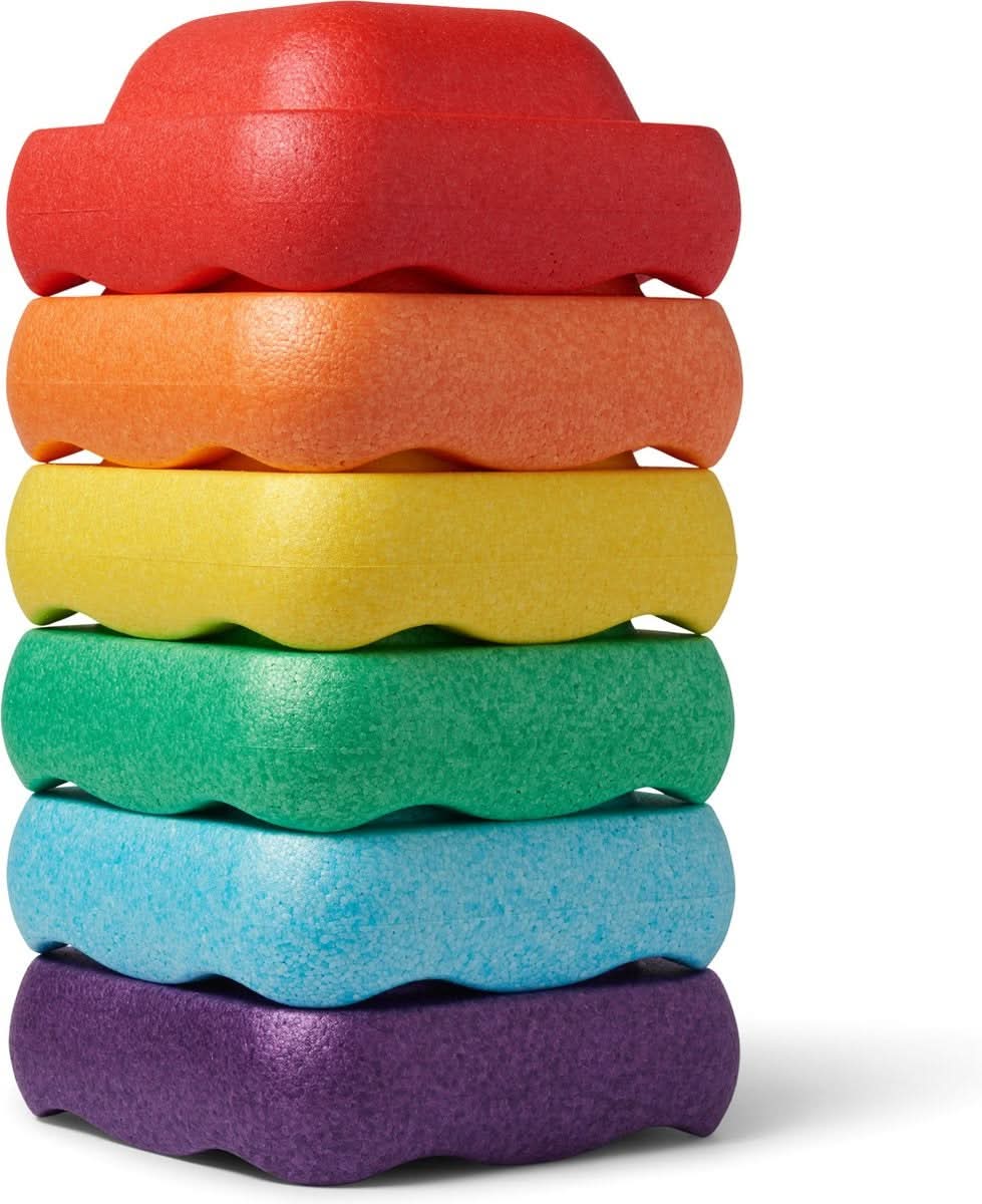 Balance Stones for Kids, Stepping Stones Toy for Indoor Obstacle Course, Plastic Stepping Stones, Toys for 3 Year Olds_10