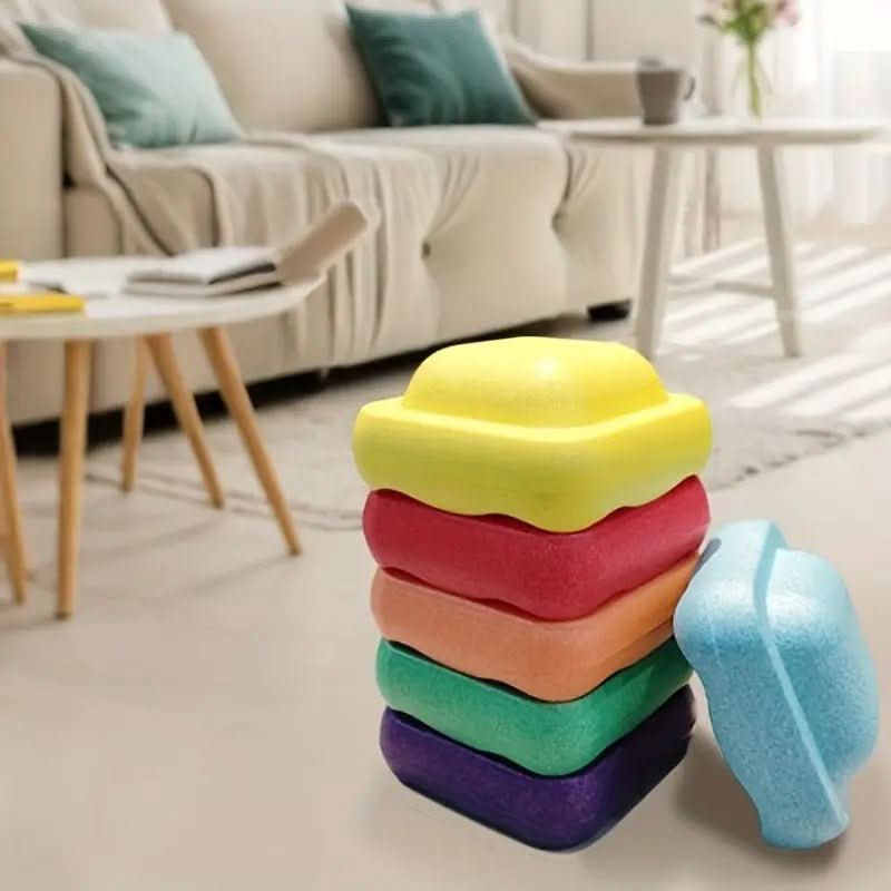 Balance Stones for Kids, Stepping Stones Toy for Indoor Obstacle Course, Plastic Stepping Stones, Toys for 3 Year Olds_00