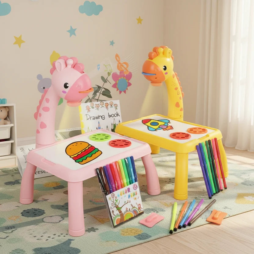 Dinosaur Drawing Board for Kids, Drawing Set with 12 Pieces, Arts and Crafts for Kids, Dinosaur Toys for 3 Year Olds_00