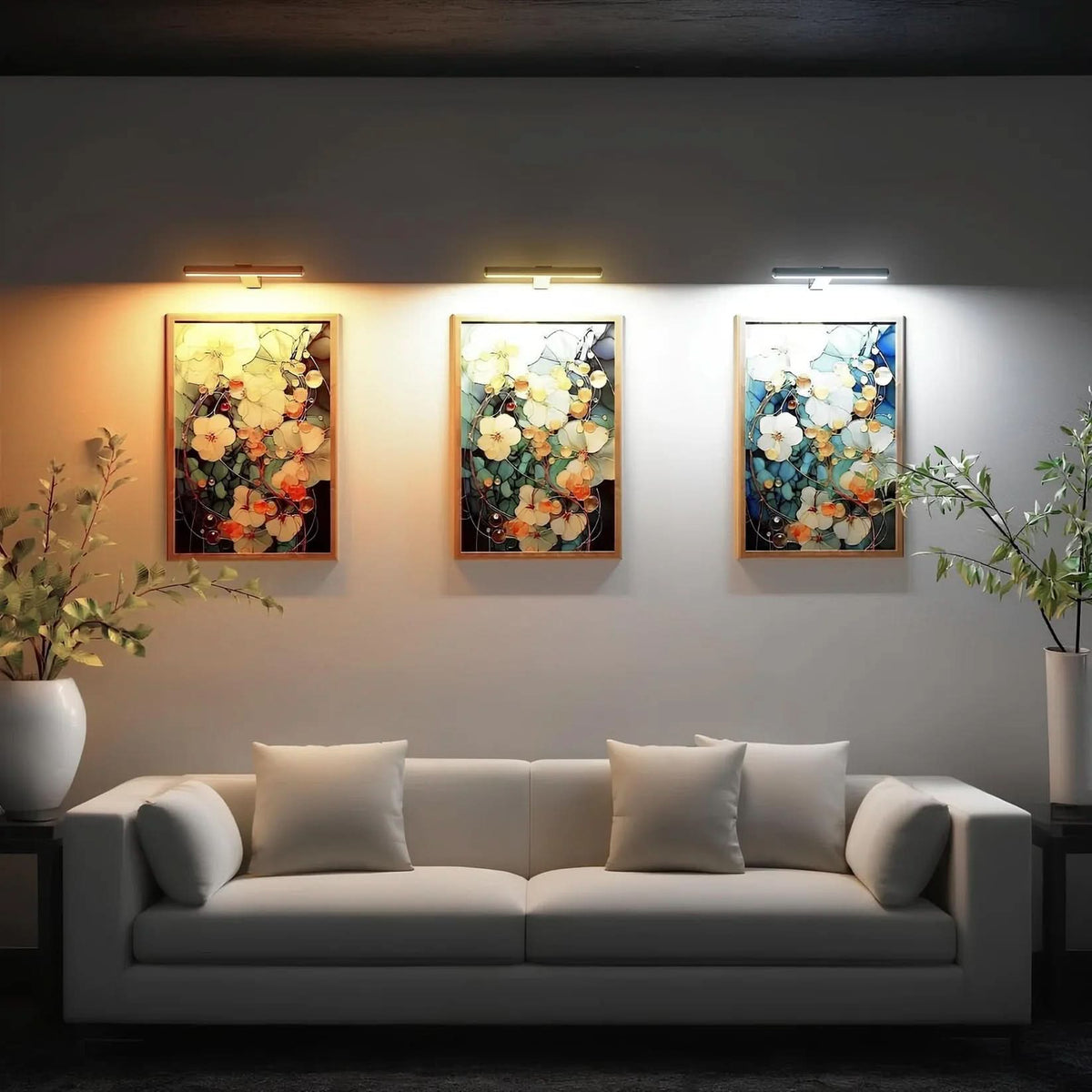Rechargeable Wall Lights, Dimmable Battery Operated Wall Light