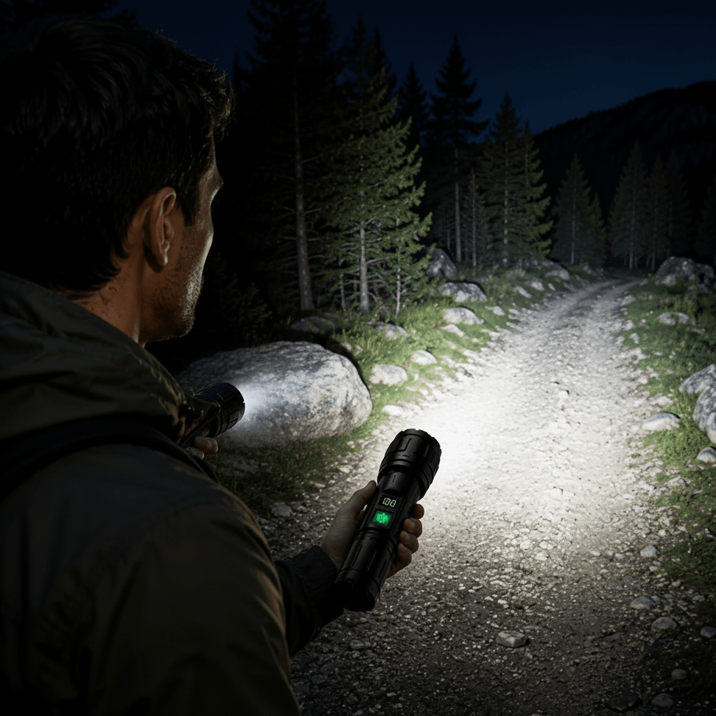LED Torch, Powerful Torch for Camping and Hiking, LED Flashlight for Home and Emergency_02