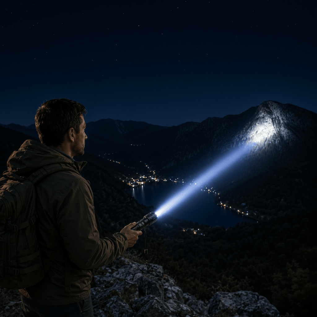 LED Torch, Powerful Torch for Camping and Hiking, LED Flashlight for Home and Emergency_04