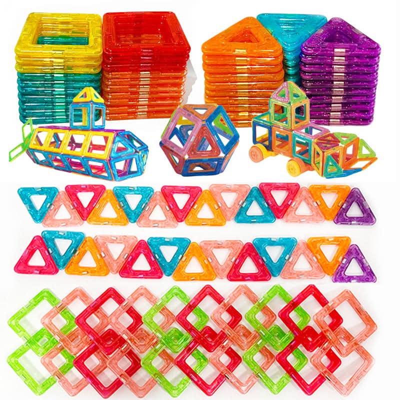 Magnetic Blocks, Magnetic Building Blocks with 148 to 200 Pieces – image 8