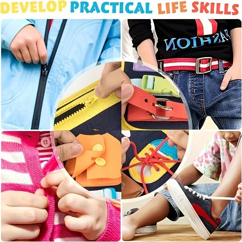 Montessori Busy Book, Sensory Book with Colours and Shapes, Montessori Toys for 2 Year Olds, Toys for 3 Year Olds_14