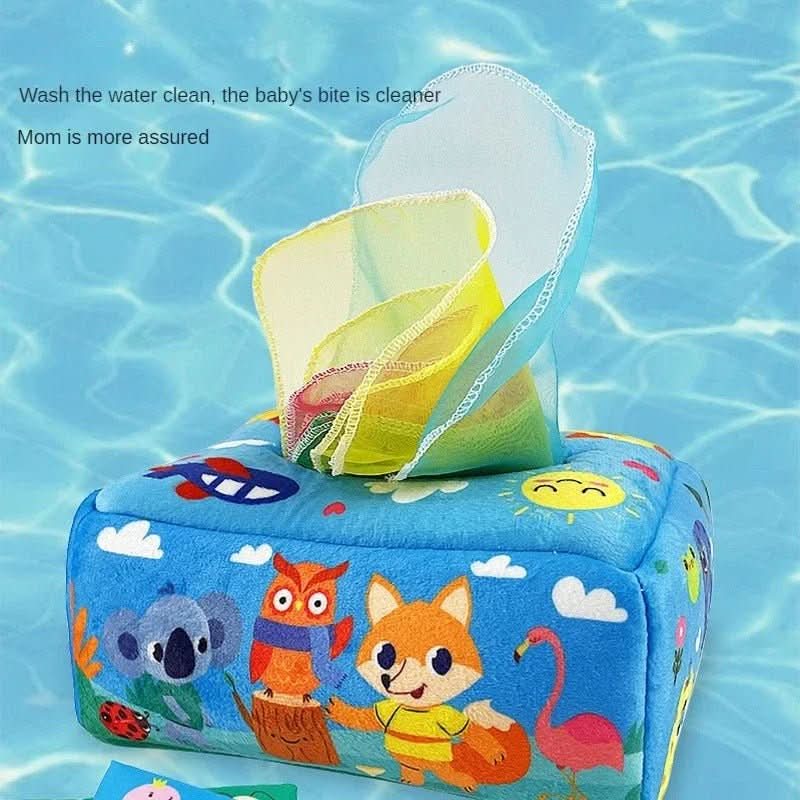 Sensory Box with Silk Scarves