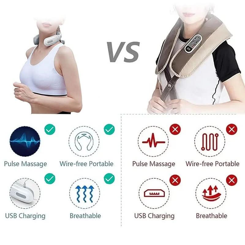 Neck Massagers with Heat and Vibration, Neck Massager for Home and Office – image 5