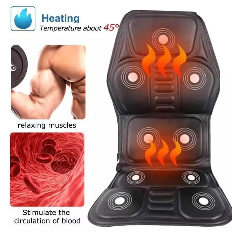 Back Massager with Heat and Vibration, Electric Massager – image 6