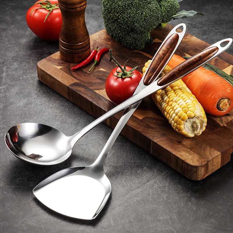 Stainless Steel Kitchen Utensil Set, Kitchen Tool Set for Frying and Serving, Cooking Utensils with Ergonomic Handles_04