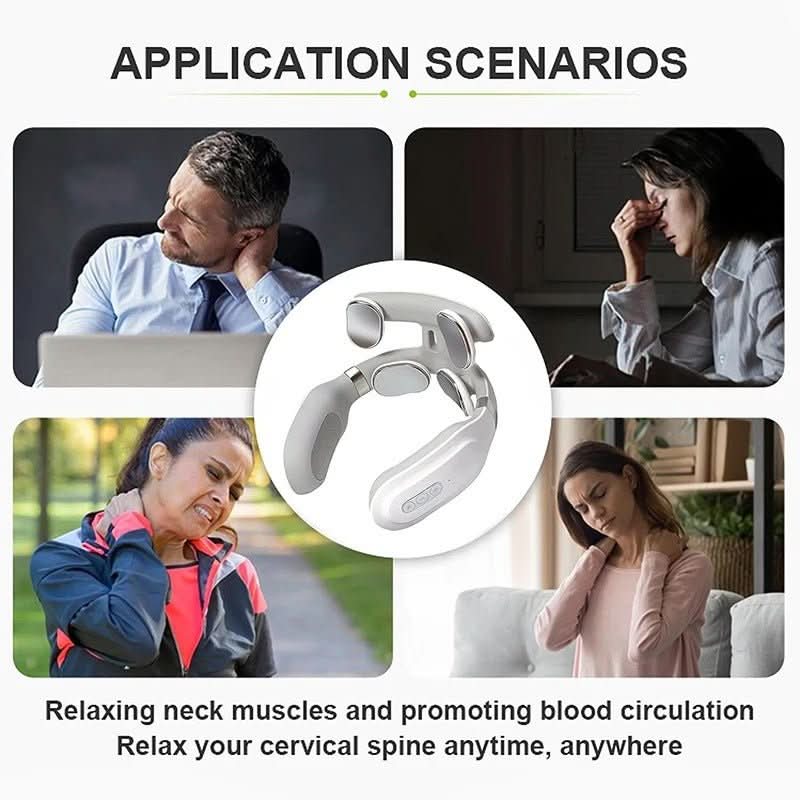 Neck Massagers with Heat and Vibration, Neck Massager for Home and Office