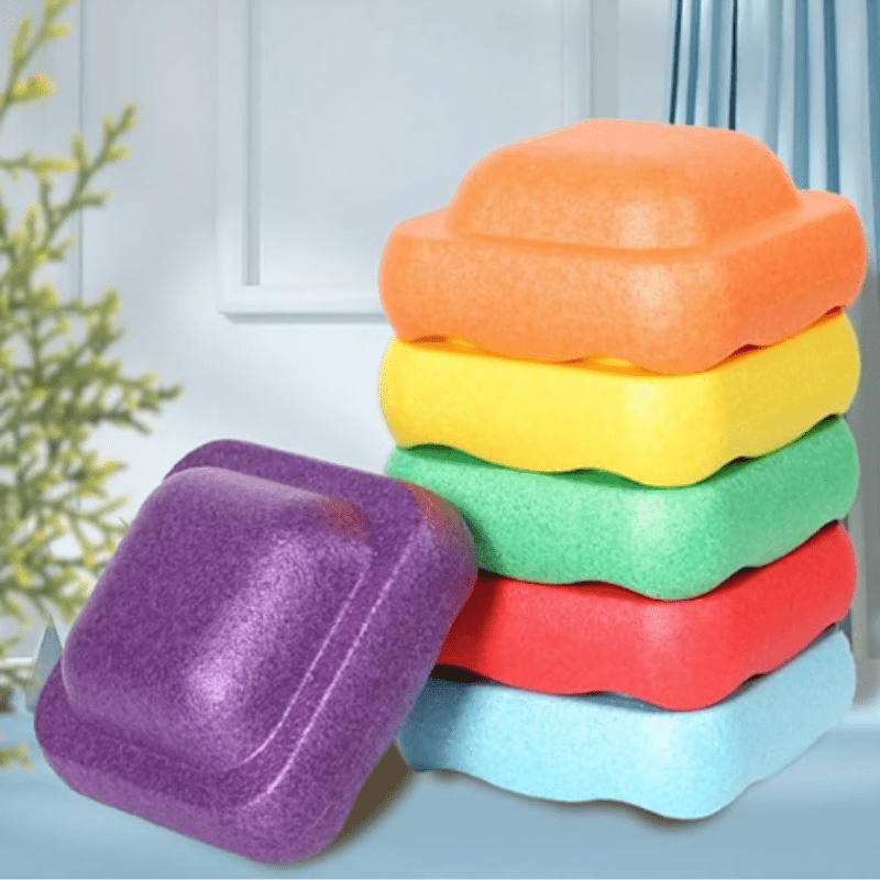 Balance Stones for Kids, Stepping Stones Toy for Indoor Obstacle Course, Plastic Stepping Stones, Toys for 3 Year Olds_05