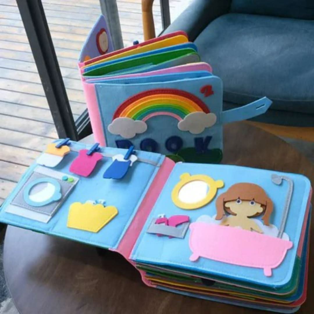 Felt Baby Books, Quiet Book for 1 Year Olds – image 6