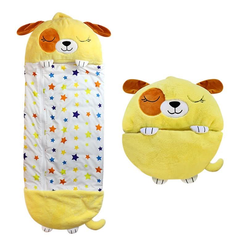 Kids Sleeping Bag, 2 in 1 Cuddle Toy and Plushie, Animal Sleeping Bag for Sleepovers, Plush Toys for Ages 3 to 8_04