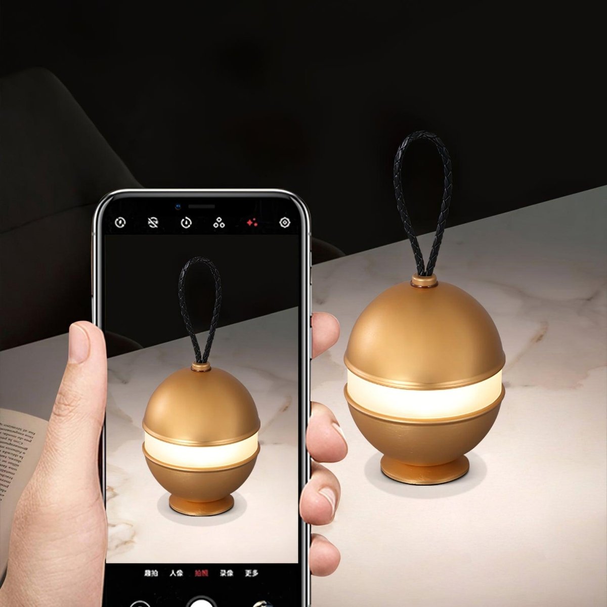 Rechargeable Table Lamp, Cordless Bedside Lamp with Touch Control, LED Touch Lamp for Living Room and Bedroom_05