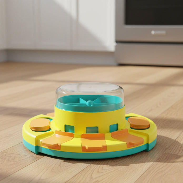 Slow Feeder Dog Bowl, Slow Feeding Bowl for Dogs, Puzzle Feeder Dog Food Bowl for Small and Medium Dogs