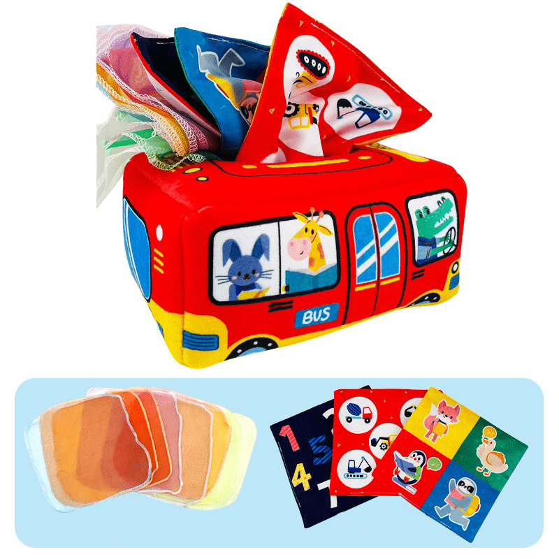 Sensory Box with Silk Scarves, Baby Toys and Sensory Toys – image 6